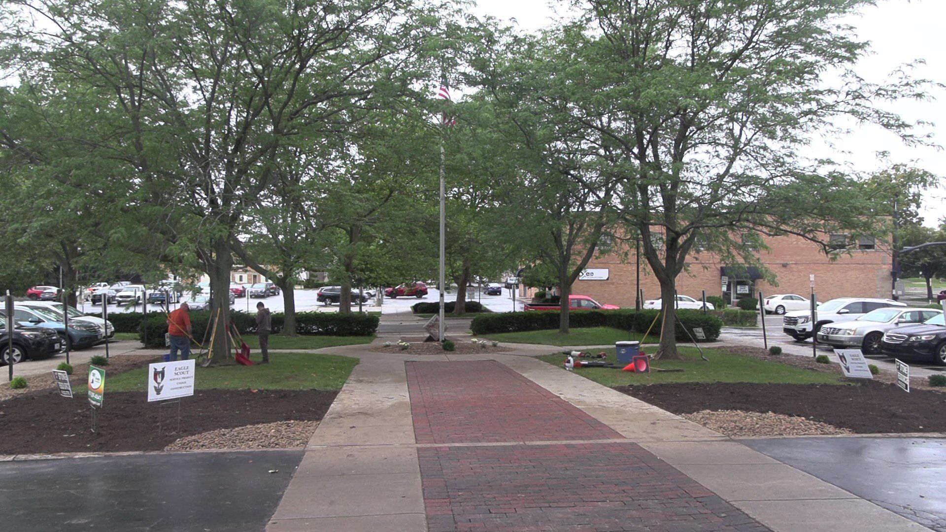 Lima Family YMCA receives landscaping facelift as part of Eagle Scout project